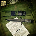 11'' New 440C  Steel Blade  High-Strength Polymer Handle Camping Tactics Hunting Knife