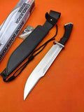 16'' New 7Cr13MoV High-Chrome Steel Blade TPR Handle Camping Tactics Hunting Knife UC3321