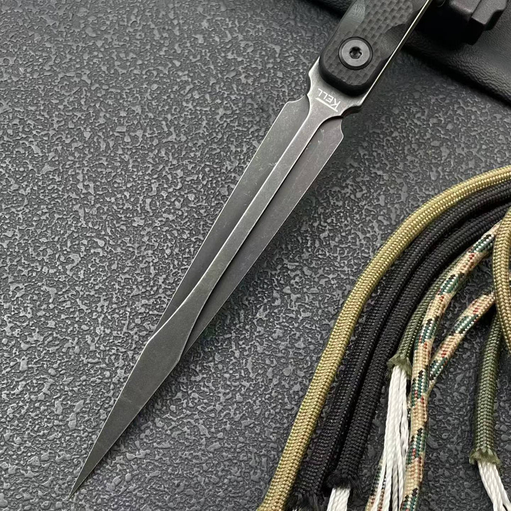 8'' New M390 Steel Blade G10  Handle Camping Tactics Hunting Knife