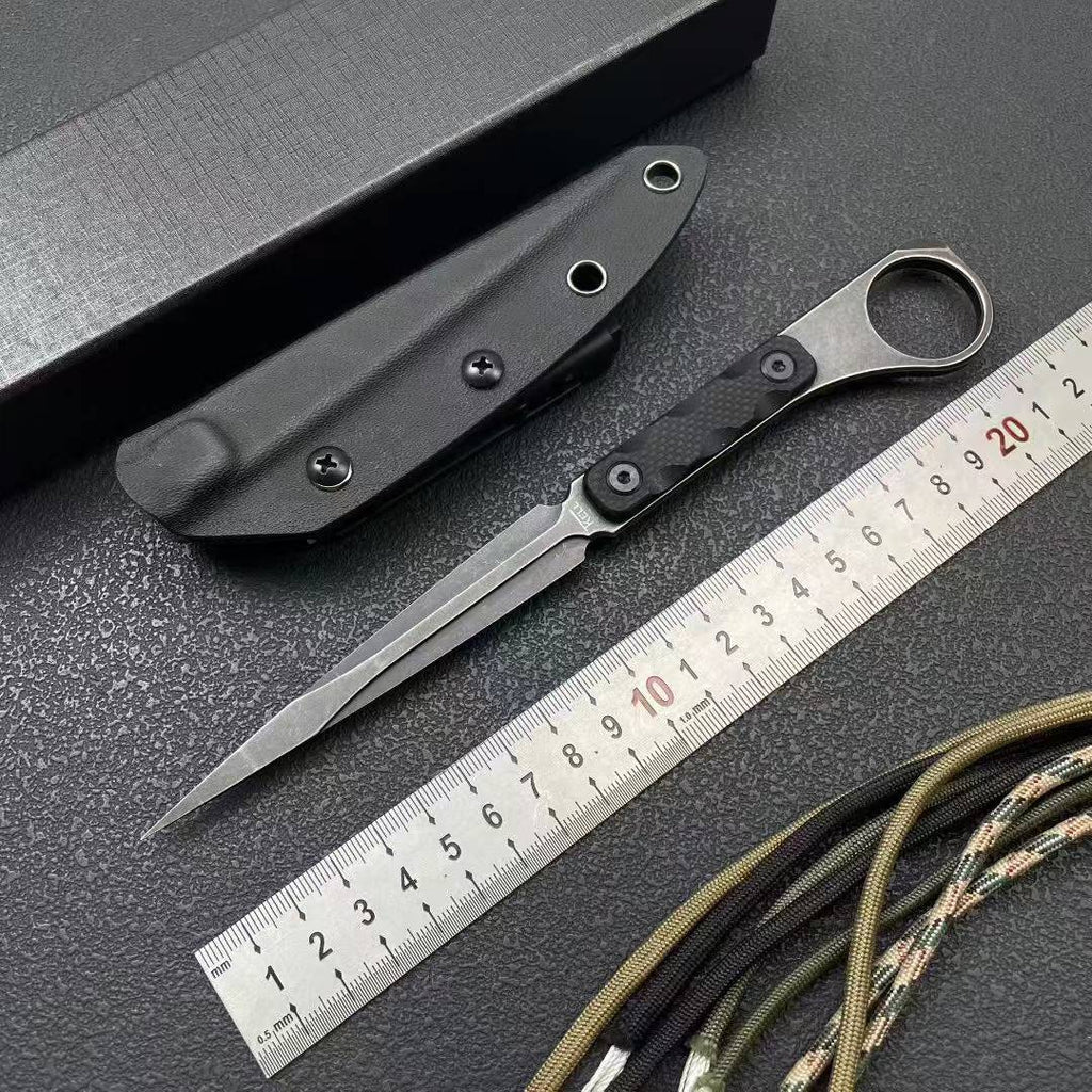 8'' New M390 Steel Blade G10  Handle Camping Tactics Hunting Knife