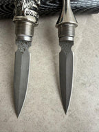 New  Damascus Steel 316 Steel Handle Hunting Tool