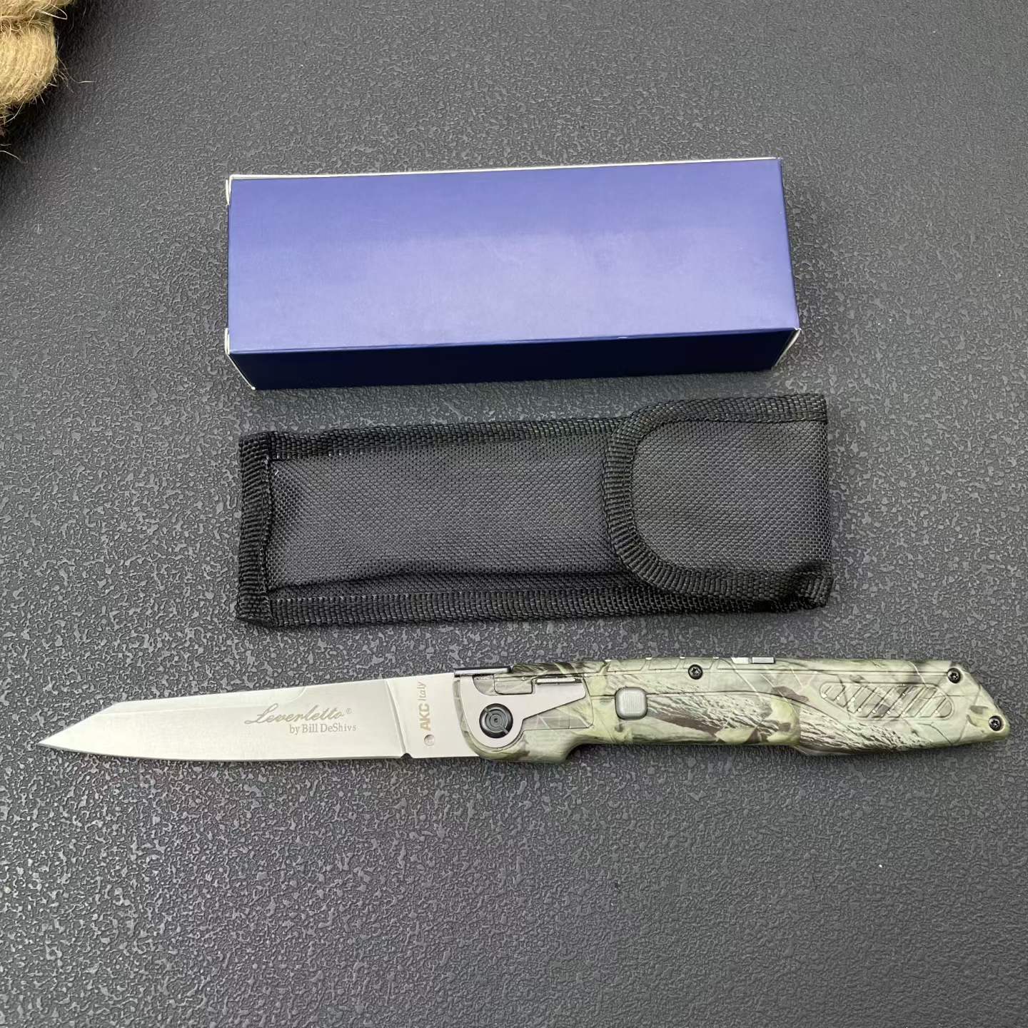 Lancerlotte Folding Knife – 8Cr13Mov Steel | ABS Handle | OD Green, Camo & Black Versions