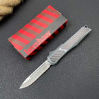 Carbon Fiber Handle 8Cr14MoV Stainless Steel Folding Tool