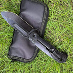 al Folding Tool – 10Cr15MoVCo Steel, Titanium Handle, Black PVD