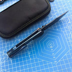M390 Powder Steel Folding Knife | TC4 Titanium Handle | Ceramic Bearing EDC Pocket Knife
