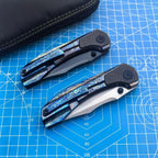 M390 Powder Steel Folding Knife | TC4 Titanium Handle | Ceramic Bearing EDC Pocket Knife