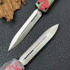 Mic UT OTF Knife | 8Cr14MoV Steel | Aluminum Handle | Splatter Edition