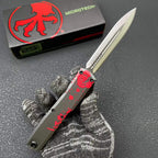 Mic UT OTF Knife | 8Cr14MoV Steel | Aluminum Handle | Splatter Edition