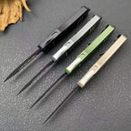 OTF Tactical Knife | 8Cr14MoV Steel | Aluminum Handle | Black / Green / Tan