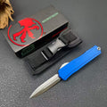 Cypher II Folding Knife | 8Cr14MoV Steel | Aluminum Handle | Blue Red Black