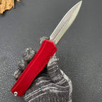 Cypher II Folding Knife | 8Cr14MoV Steel | Aluminum Handle | Blue Red Black