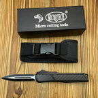 Micro Tech OTF Style Fixed Blade – 8CR14MOV Carbon Fiber Handle