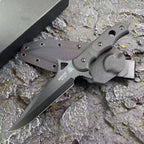 Abaniko Fixed Blade Tactical Knife – 9CR15MOV Steel G10 Handle