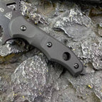 Abaniko Fixed Blade Tactical Knife – 9CR15MOV Steel G10 Handle