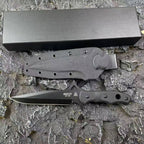 Abaniko Fixed Blade Tactical Knife – 9CR15MOV Steel G10 Handle