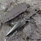 Abaniko Fixed Blade Tactical Knife – 9CR15MOV Steel G10 Handle