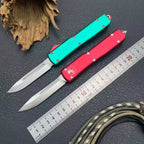 Microtech UT85 OTF Knife – 8Cr13MoV Blade Aluminum Handle Glass Breaker