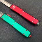 Microtech UT85 OTF Knife – 8Cr13MoV Blade Aluminum Handle Glass Breaker