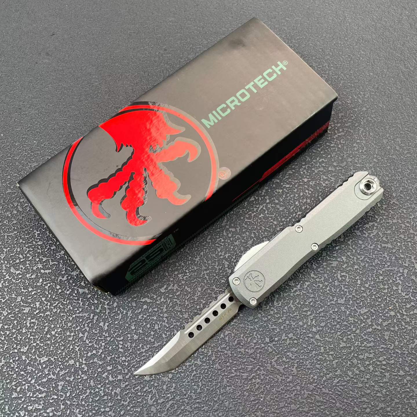 Mic UTX-70 Mini OTF Knife – 8Cr14MoV Blade Aluminum Handle