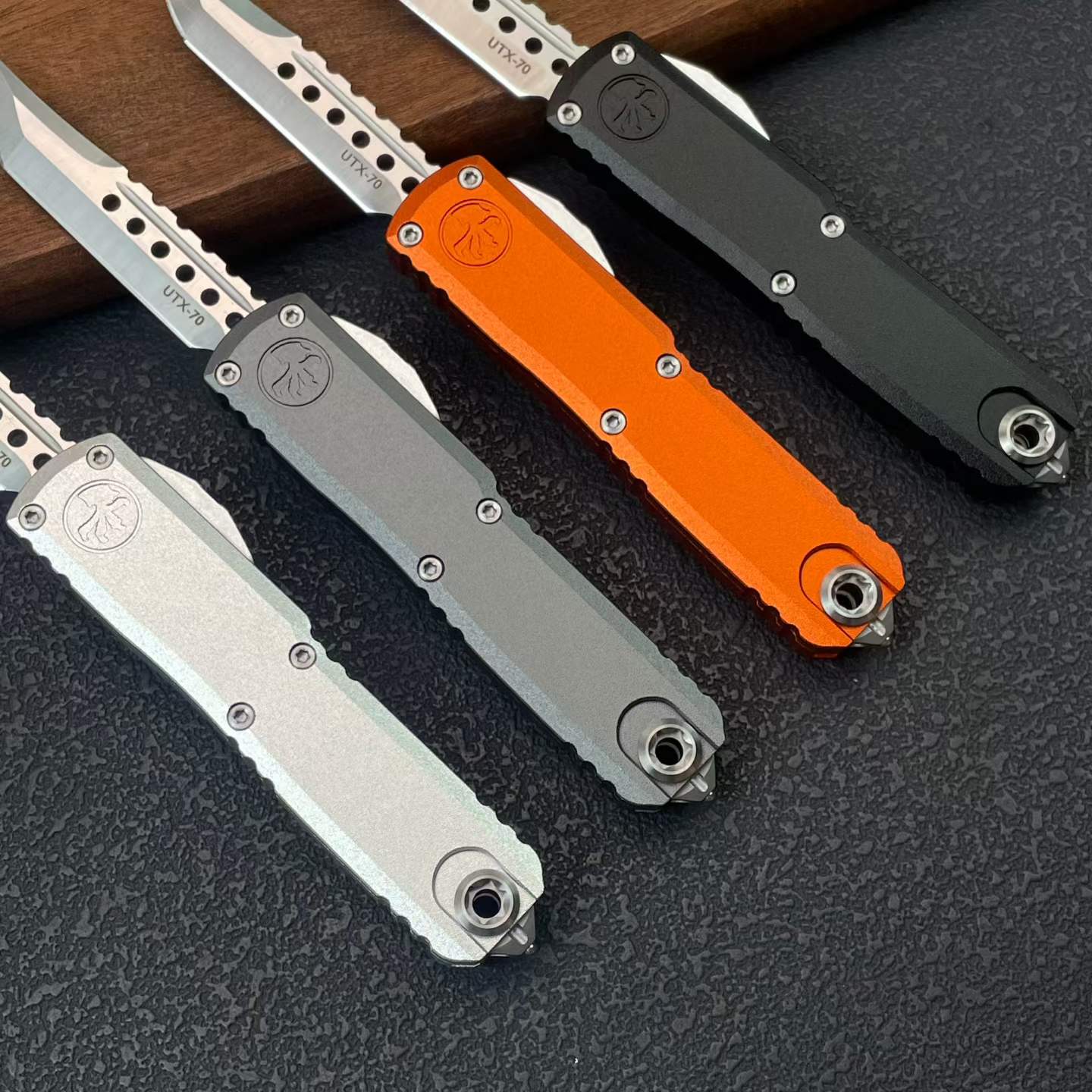 Mic UTX-70 Mini OTF Knife – 8Cr14MoV Blade Aluminum Handle