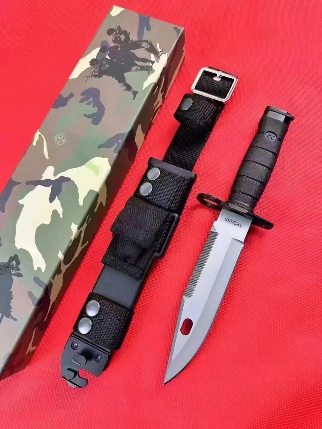 M9 Bayonet Multi-Function Fixed Blade – 7Cr15MoV Steel