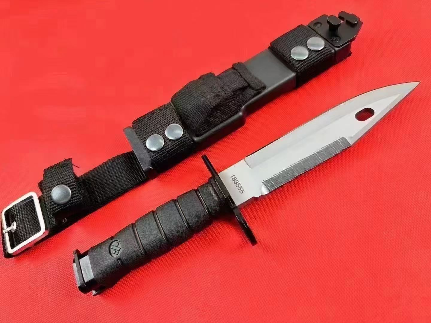 M9 Bayonet Multi-Function Fixed Blade – 7Cr15MoV Steel
