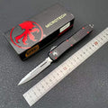 Aluminum Alloy UT85 Serrated Edge Tactical Knife 7CR14MOV