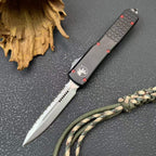 Aluminum Alloy UT85 Serrated Edge Tactical Knife 7CR14MOV