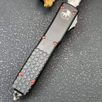 Aluminum Alloy UT85 Serrated Edge Tactical Knife 7CR14MOV