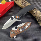 Premium Folding Knife CPM30V Blade Stainless Steel Handle