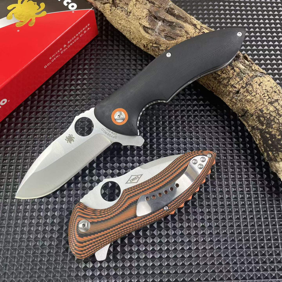 Premium Folding Knife CPM30V Blade Stainless Steel Handle