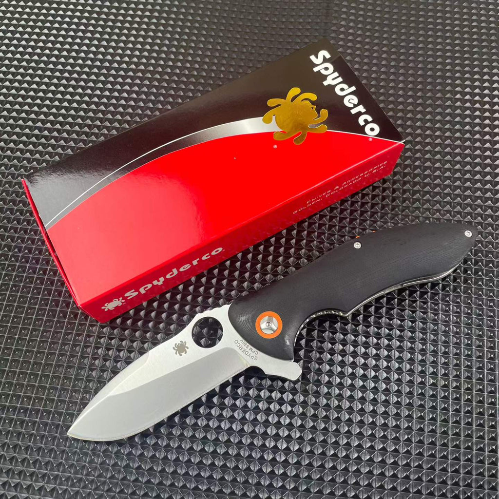 Premium Folding Knife CPM30V Blade Stainless Steel Handle
