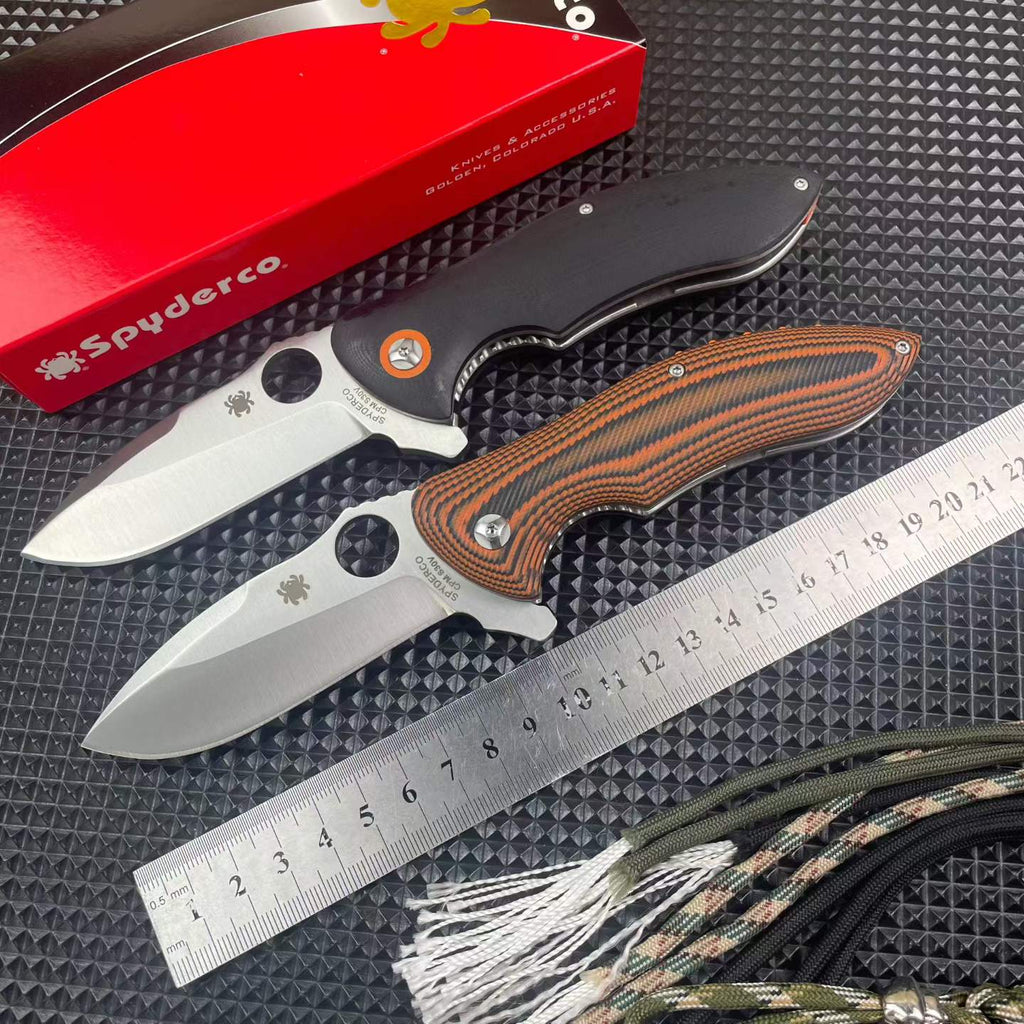 Premium Folding Knife CPM30V Blade Stainless Steel Handle