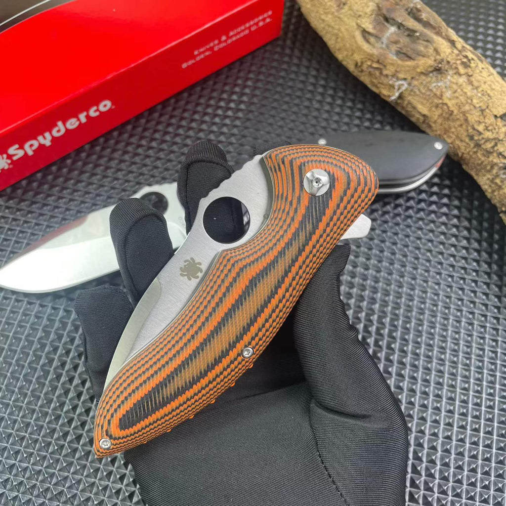 Premium Folding Knife CPM30V Blade Stainless Steel Handle