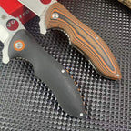 Premium Folding Knife CPM30V Blade Stainless Steel Handle