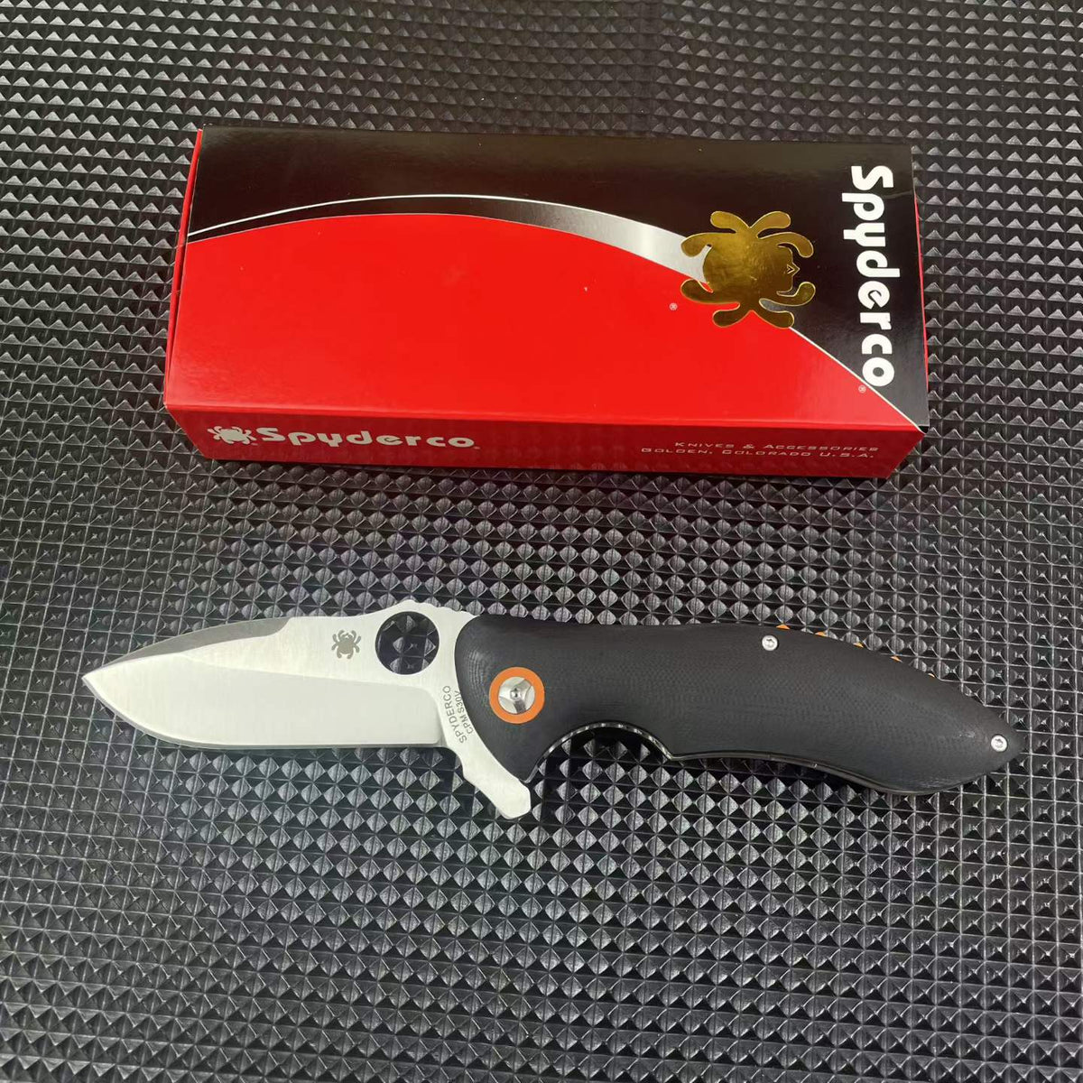 Premium Folding Knife CPM30V Blade Stainless Steel Handle