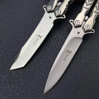 Premium Steel Butterfly Knife Balisong 8CR14MOV Blade