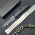 Black Tactical Knife 5GR13 Blade Aluminum Alloy Handle