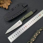Premium Tactical Fixed Blade Knife - G10 Handle, 8Cr14MoV Steel4045