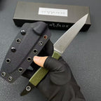 Premium Tactical Fixed Blade Knife - G10 Handle, 8Cr14MoV Steel4045