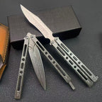 Premium Full Damascus Steel Folding Knife - 228-Layer