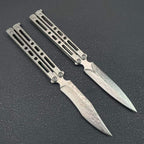 Premium Full Damascus Steel Folding Knife - 228-Layer