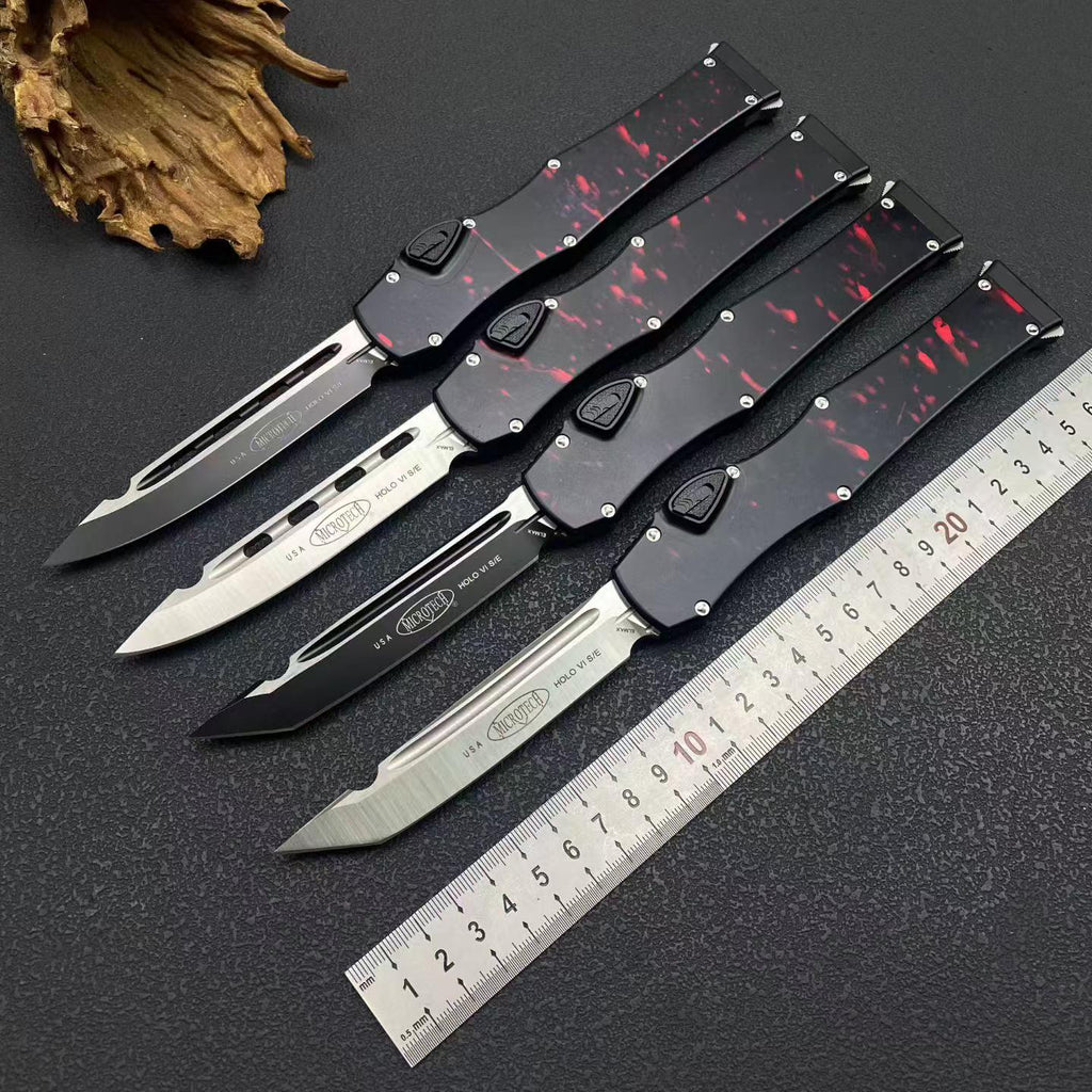 Halo VI Tactical Knife 5Cr13 Blade Aluminum Handle