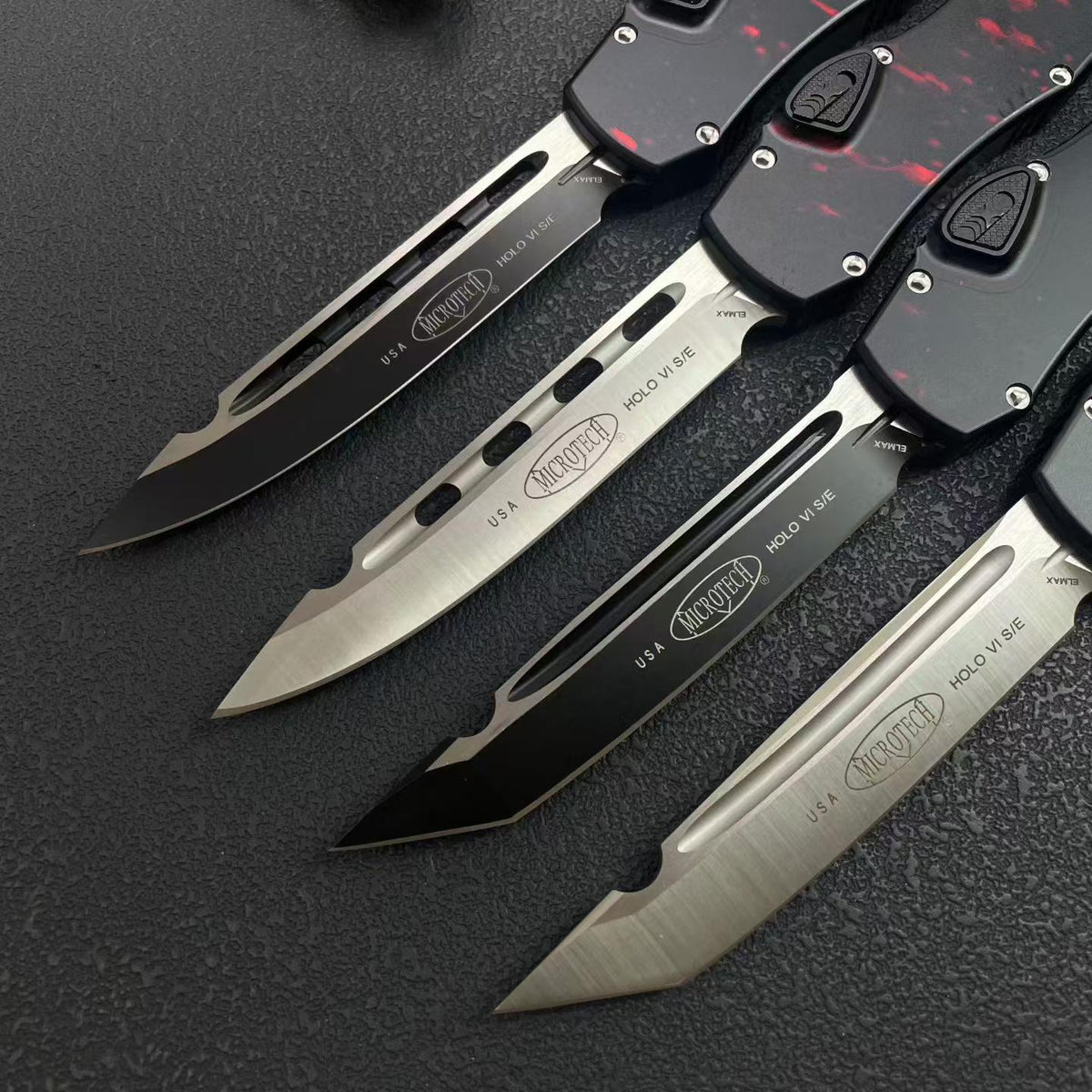 Halo VI Tactical Knife - 5Cr13 Steel Blade, Aluminum Alloy Handle (21cm)