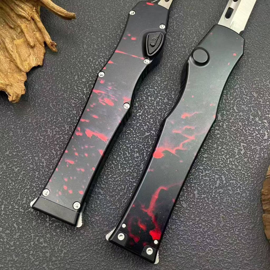 Halo VI Tactical Knife - 5Cr13 Steel Blade, Aluminum Alloy Handle (21cm)