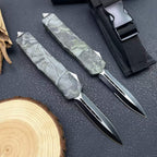 A07 Camo Tactical Knife - 8Cr14MoV Steel Blade, Camo Handle (23cm)
