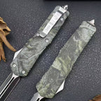 A07 Camo Tactical Knife - 8Cr14MoV Steel Blade, Camo Handle (23cm)