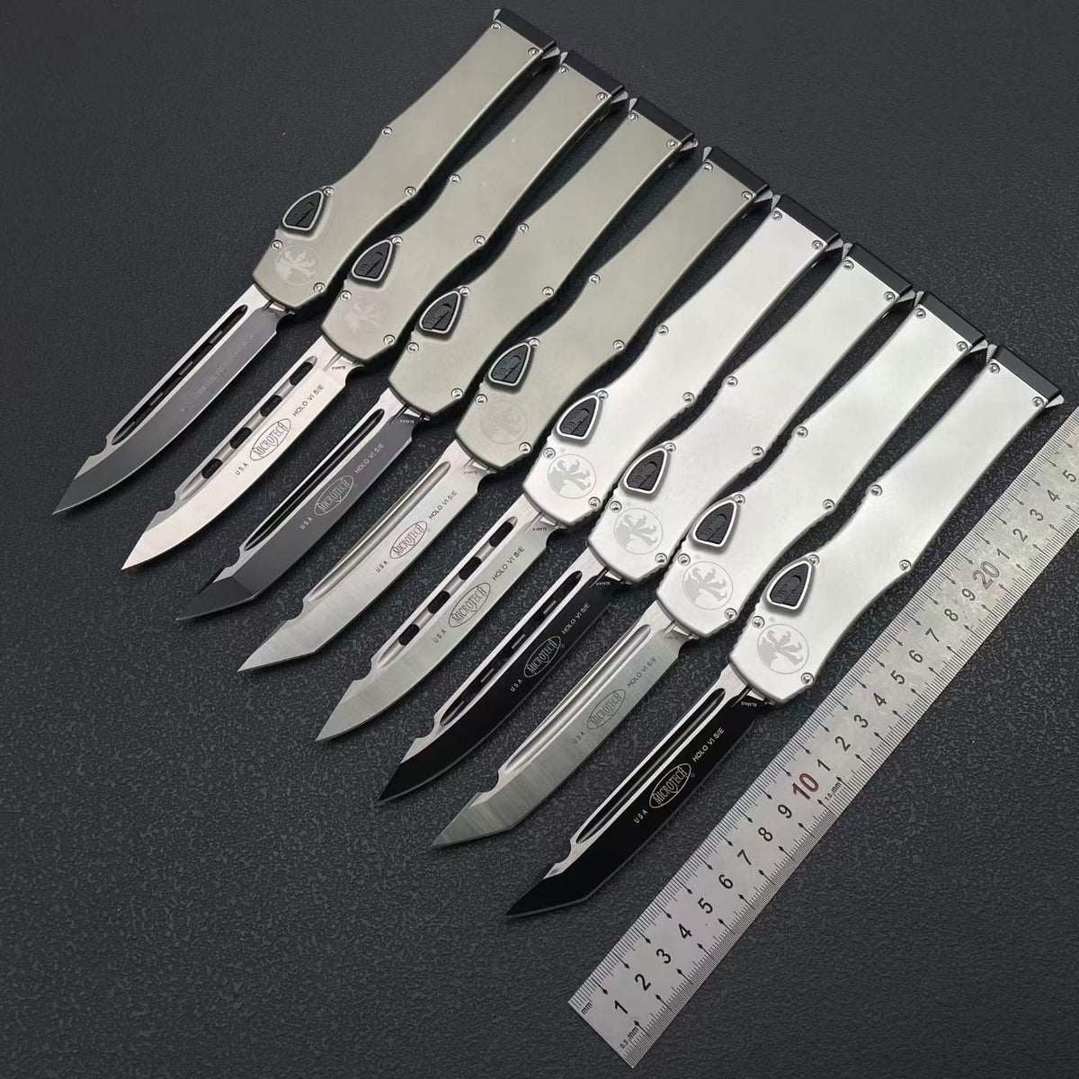 Halo VI Single-Action OTF Automatic Knife ELMAX Blade