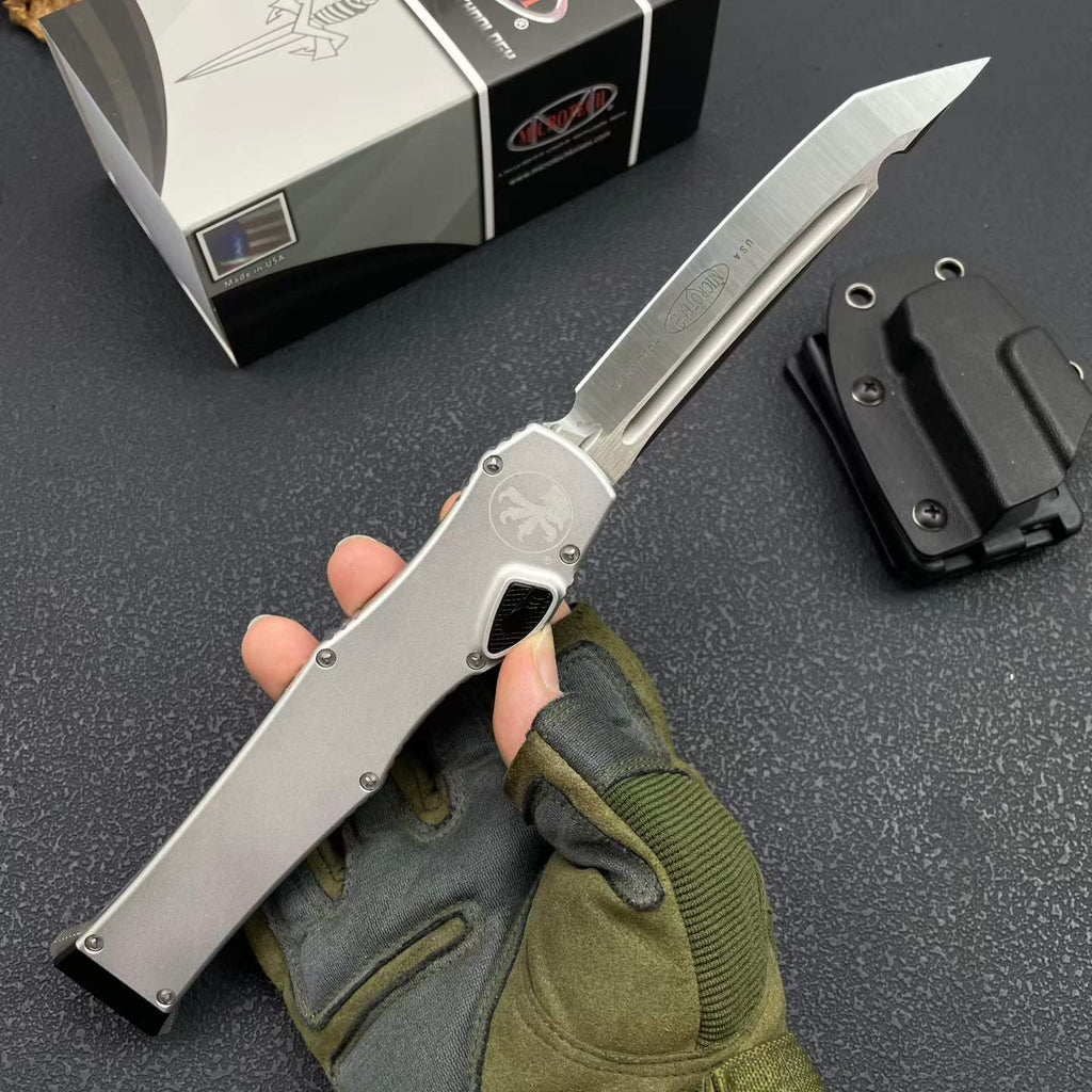 Halo VI Single-Action OTF Automatic Knife - ELMAX Blade, Aluminum Handle (26.8cm)