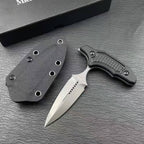 T-Handle Push Dagger Fixed Blade Knife – 8Cr13MoV Steel, Ergonomic ABS Grip